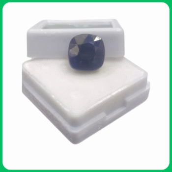 Natural Classy Clear Cut Blue Sapphire Square Shape 6.05 CT (LPL)