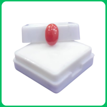 Natural Classy Red Coral Oval Shape SI 2.80 CT (KLT)