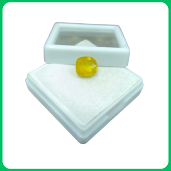Natural Yellow Sapphire Cushion shape 4.50 CT (TJC)