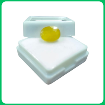 Natural Yellow Sapphire Cushion shape 4.30 CT (LNT)