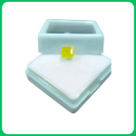 Natural Glossy Yellow Sapphire Square Cut 1.35 CT (UPI)