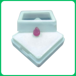 Natural Ruby Gems Luxury Pear Shape 0.85CT (CPR)