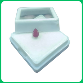 Natural Ruby Gems Classy Pear Shape 0.55CT (RAW)
