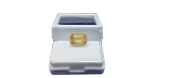 LUXURI CLEAR YELLOW SAPPHIRE NATURAL GEMS STONE 2.50CT