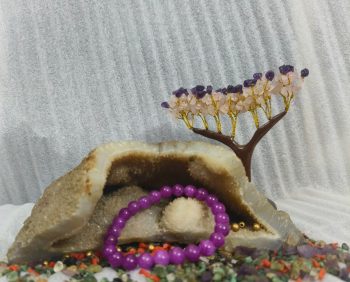 AMETHYST NATURAL GEMS BRACELET-KYE