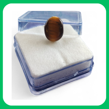 Natural Tiger Eye Gem Stone (RTX) 6.85 Ct Oval Shape