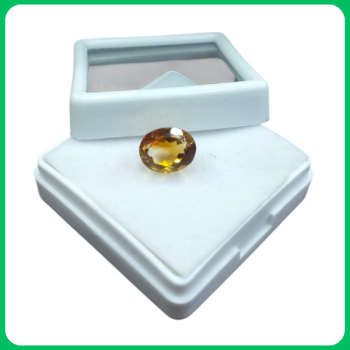 Natural Citrine Stone (CVV) 4.55 Ct Oval Shape