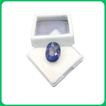 Blue sapphire ovel shap (VRB)3.50CT Natural